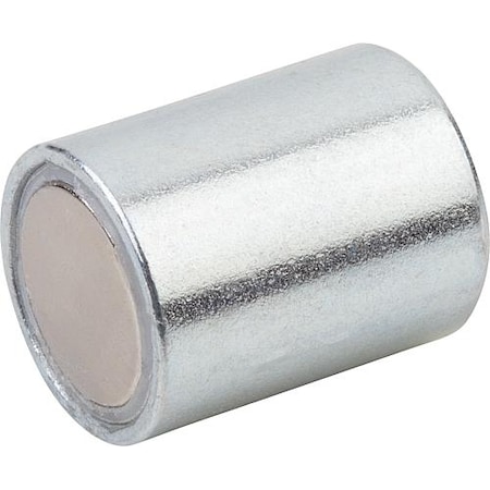 Magnet, Neodymium, Deep Pot, Dia. 20 Mm, M5 Internal Thread